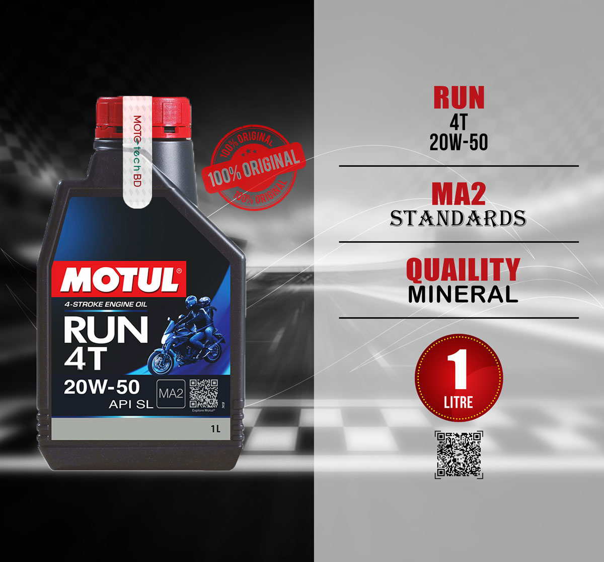MOTUL RUN 20W-50